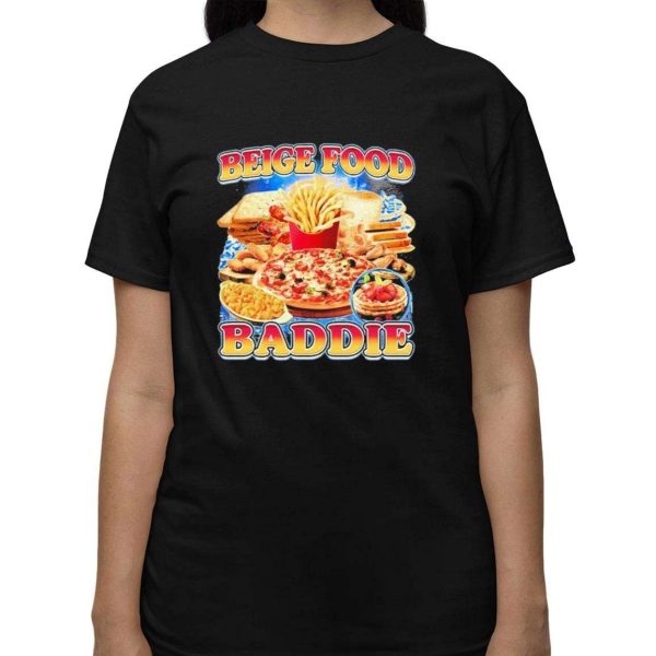 Beige Food Baddie Shirt